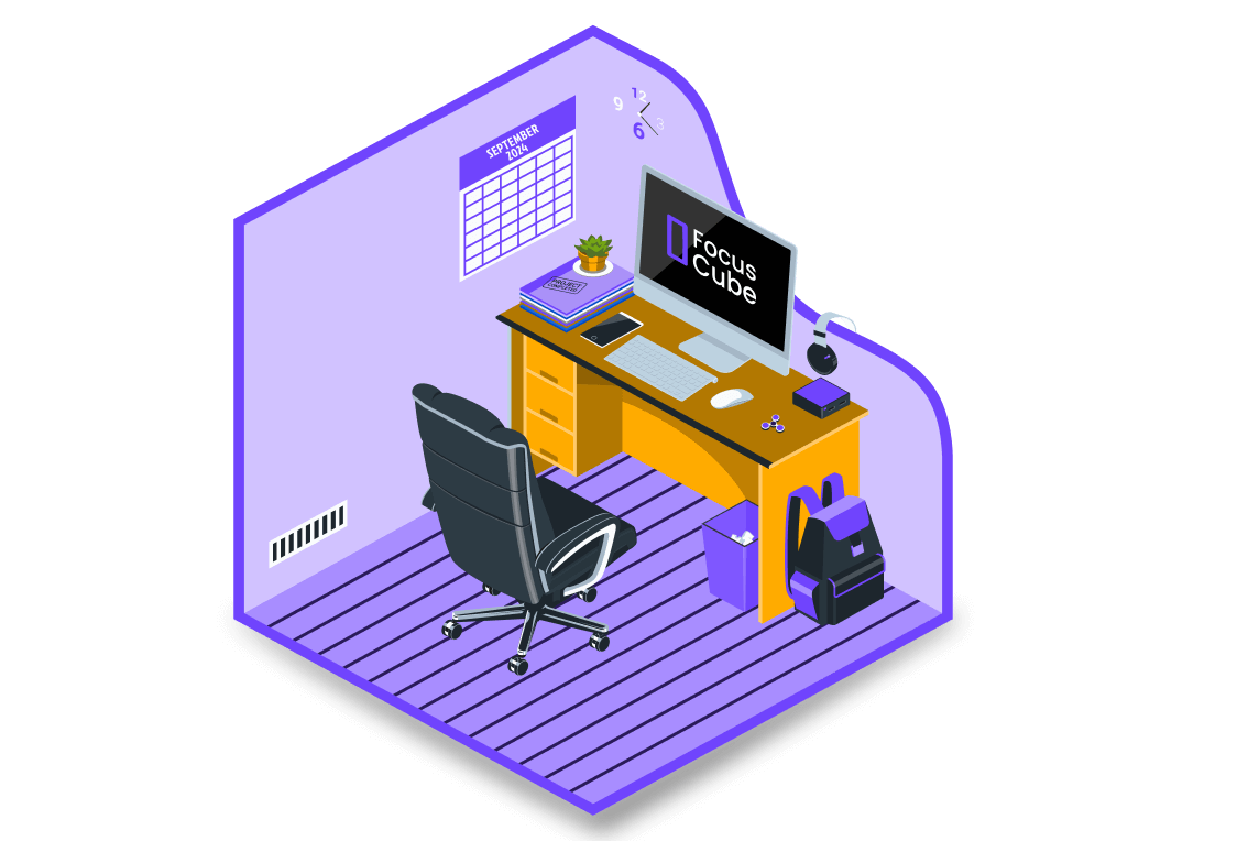 Illustration ofProfessionally Lit-Up Background