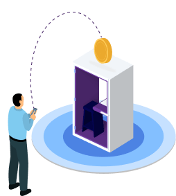 Illustration ofPay and Book Your Cube